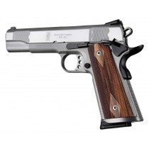 1911 Govt. Model Goncalo S&A/Techwell Mag Well, Ambi-Cut, Checkered Panels
