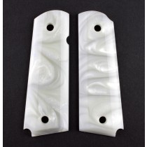 1911 Govt. White Pearlized-Polymer Ambi-Cut