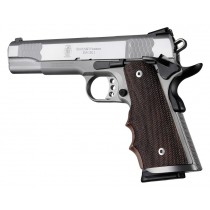 1911 Govt. Model Pau Ferro With Finger Groove, S&A/Techwell Mag Well, Checkered