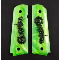 1911 Govt. Model Zombie Green Pearlized-Polymer Ambi-Cut Gunsmoke Logo