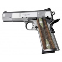 1911 Govt. Model Lamo Camo S&A/Techwell Mag Well Checkered Panels