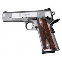 1911 Govt. Model Kingwood S&A/Techwell Mag Well Checkered Panels
