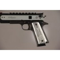 1911 Govt. Model 3/16 Thin Flames Aluminum - Clear Anodized