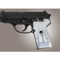 SIG Sauer P239 DA/SA Flames Aluminum - Clear Anodize
