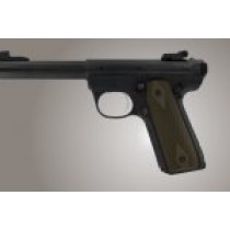 Ruger MK III 22/45 RP Checkered Aluminum - Matte Green Anodize