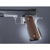 1911 Govt. Model Pau Ferro S&A/Techwell Mag Well, Ambi-Cut, Checkered Panels