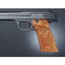 S&W 41 Tulipwood R. hand thumb rest checkered