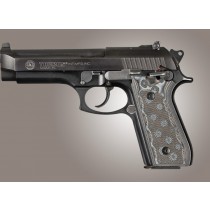 Taurus PT-99 PT-92 PT-100 PT-101 With Decocker Checkered G10 - G-Mascus Black/Gray