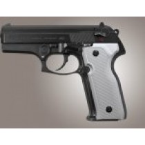 Beretta Cougar 8000 - 8040 - 8357 Checkered Aluminum - Matte Clear Anodize