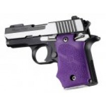 SIG Sauer P938 Ambi Safety Rubber Grip with Finger Grooves Purple