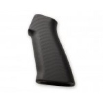 AR15 / M16 No Finger Groove Smooth G10 - Solid Black