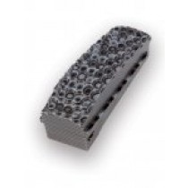 1911 Govt. G10 Mainspring Housing Piranha Grip Arched G-Mascus Black/Gray