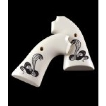 Ruger Bisley Scrimshaw Ivory Polymer - Cobra Snake