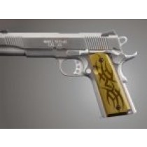 1911 Govt. Model 3/16 Thin Tribal Aluminum - Green Anodized