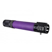 AR-15/M-16 Rifle Length Free Float Forend with OverMolded Gripping area and Accessory Attachments Purple