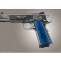 1911 Govt. Model S&A Mag Well Tribal Aluminum - Blue Anodized