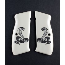 CZ 75 Scrimshaw Ivory Polymer - Cobra Snake

