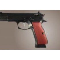 TZ-75 - EAA. P9 Checkered Aluminum - Matte Red Anodize
