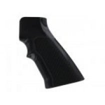 AR15 / M16 Checkered Aluminum - Brushed Gloss Black Anodize
