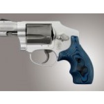 S&W J Frame Round Butt Bantam G10 - G-Mascus Blue Lava