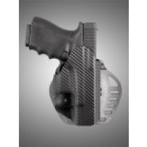 ARS Stage 1 - Carry Holster Glock 18, 19, 23, 25, 32, 38 Right Hand CF Weave