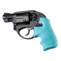 Ruger LCR/LCRx Finger Groove Rubber Tamer Cushion Grip Aqua