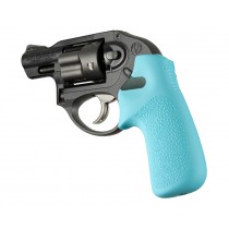 Ruger LCR/LCRx No Finger Groove Rubber Tamer Cushion Grip Aqua