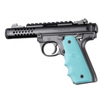 Ruger 22/45 MKIV Rubber Grip with Finger Grooves Aqua