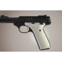 Browning BuckMark URX Checkered Aluminum - Matte Clear Anodize
