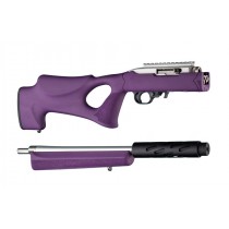 Ruger 10-22 Takedown Thumbhole Standard Barrel Purple Rubber OverMolded Stock