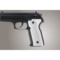 Beretta Cougar 8045 Checkered Aluminum - Matte Clear Anodize