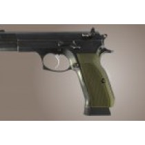 TZ-75 - EAA. P9 Checkered Aluminum - Matte Green Anodize