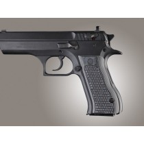 Baby Eagle .40 / 9mm Jericho & Uzi Eagle Piranha Grip G10 - G-Mascus Black/Gray
