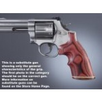 Dan Wesson Large Frame Rose Laminate Top Finger Groove, Stripe/Cap