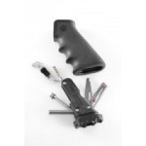 AR-15/M-16 OverMolded Rubber Grip Black with Samson Field Survival Kit
