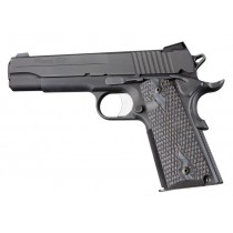 1911 Govt. Model Piranha Grip G-Mascus Black/Gray G10
