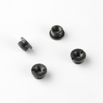 Beretta 92/Taurus 92 Low Profile Grip Screw Bushings (4) - Black