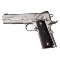 1911 Govt. Model Black Rubber Grip Panels Checkered W/Diamonds