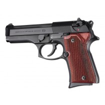 Beretta 92 Compact Rosewood Laminate Checkered