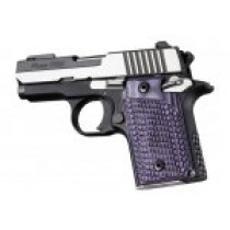 SIG Sauer P938 Ambi Piranha Grip G-Mascus Purple Lava G10