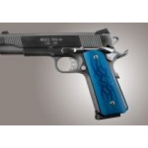 1911 Govt. Aluminum Magrip Kit - Tribal Flat Mainspring Matte Blue
