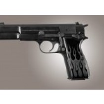 Browning Hi-Power Flames Aluminum - Black Anodized