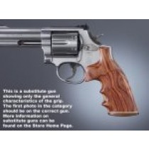 Dan Wesson Small Frame Tulipwood Stripe/Cap, Checkered