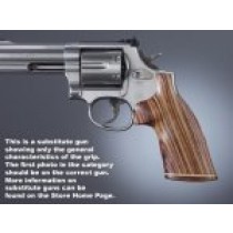 Dan Wesson Small Frame Kingwood No Finger Groove, Stripe/Cap