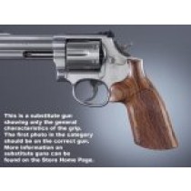 Dan Wesson Small Frame Rosewood No Finger Groove, Checkered