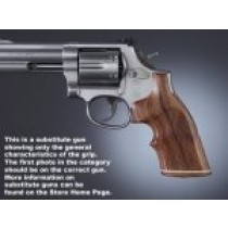Dan Wesson Small Frame Pau Ferro Top Finger Groove, Stripe/Cap, Checkered