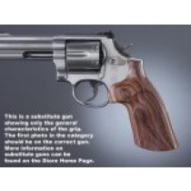 Dan Wesson Small Frame Kingwood No Finger Groove, Checkered