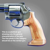 Dan Wesson Small Frame Tulipwood No Finger Groove, Big Butt