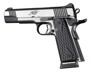 1911 Govt. 9/32 Thick Chain Link Solid Black G10