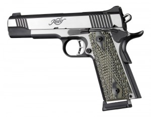 1911 Govt. 3/16 Thin Piranha Grip G-Mascus Green G10